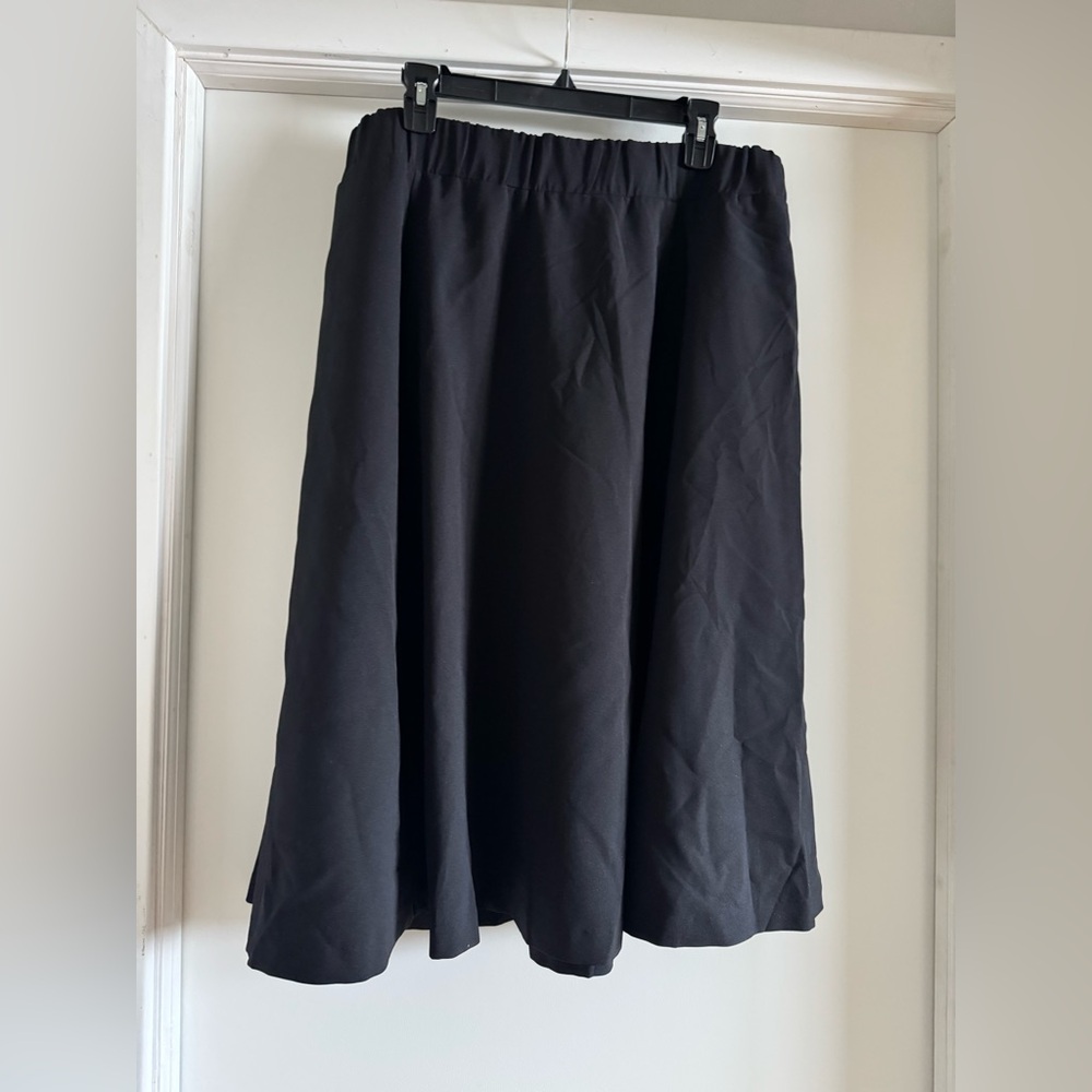 Lane Bryant Elegant Black A-Line Skirt with Pockets! NWT Size 16